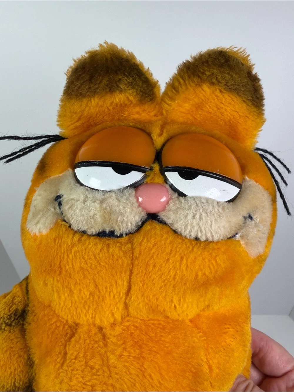 1981 Vintage Garfield Plush Toy Grouchy Food Loving Cat Collectible